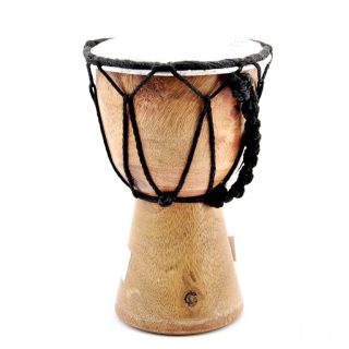 Drevené bongo/bubon- Hnedé 15 cm