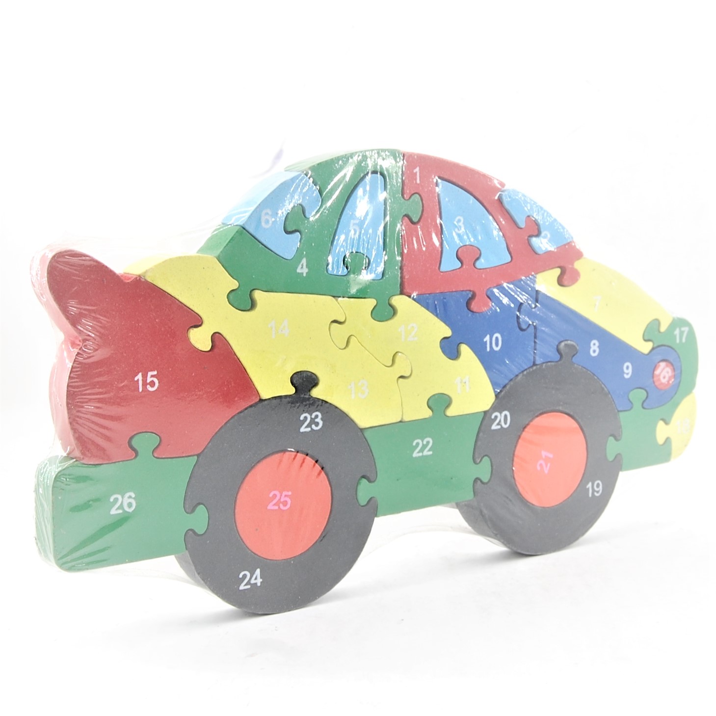 Drevené puzzle auto  DRH - 33