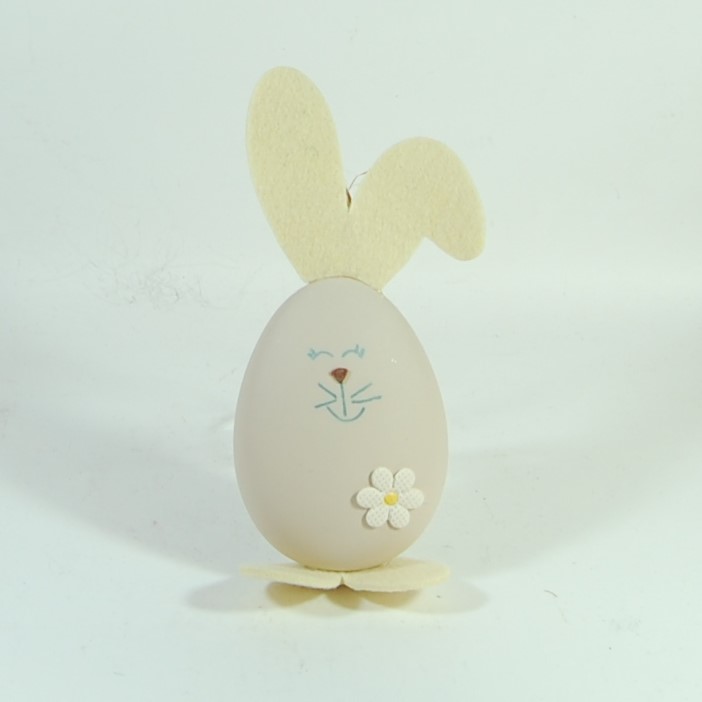 Veľkonočné vajíčko  zajačik - 9000053- krémový