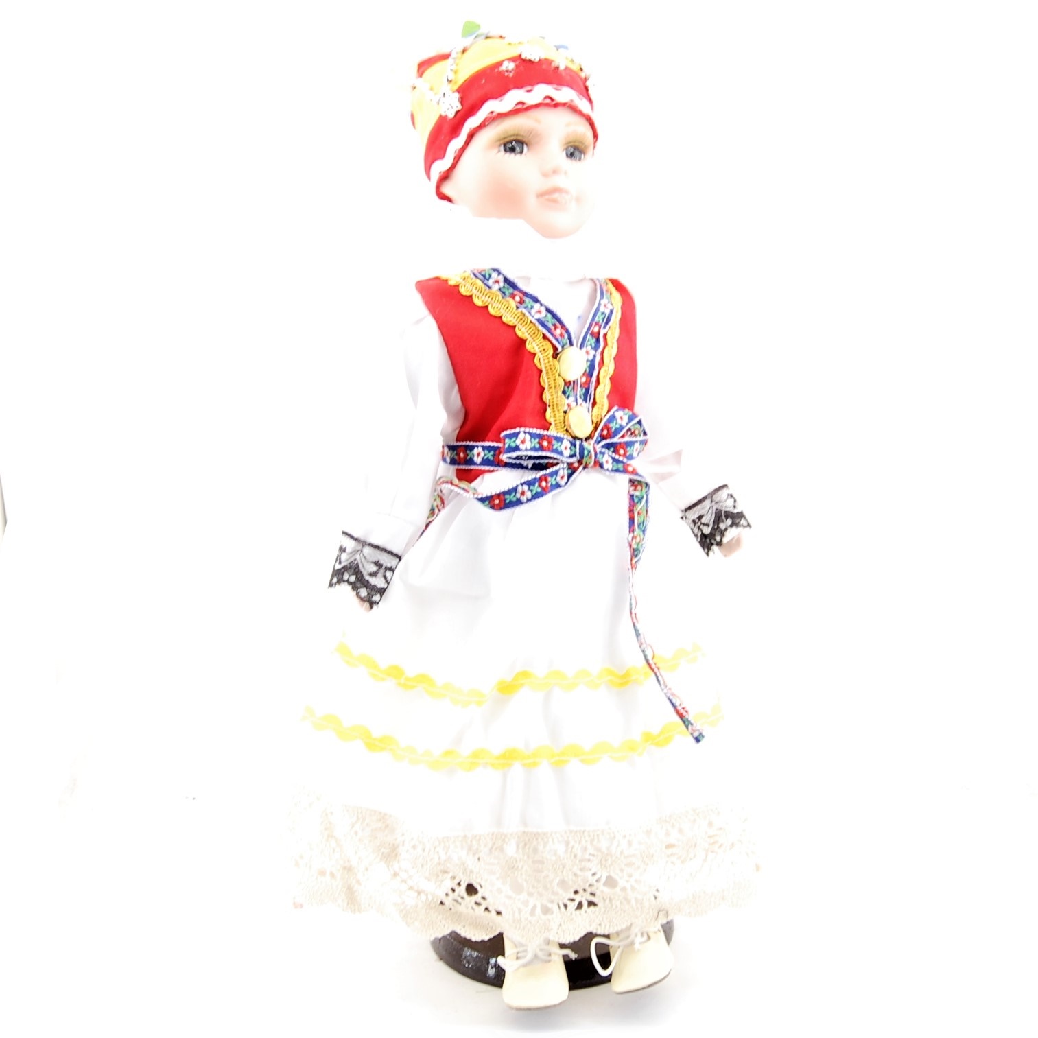 Porcelánová bábika v kroji 40 cm- BA-70