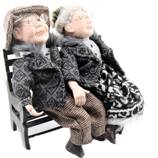 Porcelánová bábika- Dedko babka- DB-3