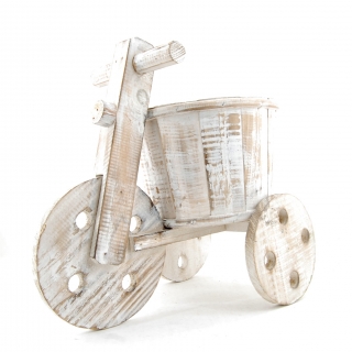 Kvetináč- drevený- Bicykel- 2200134