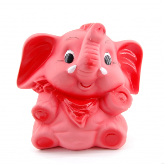 Pokladnička Slon 20 cm- Rúžový